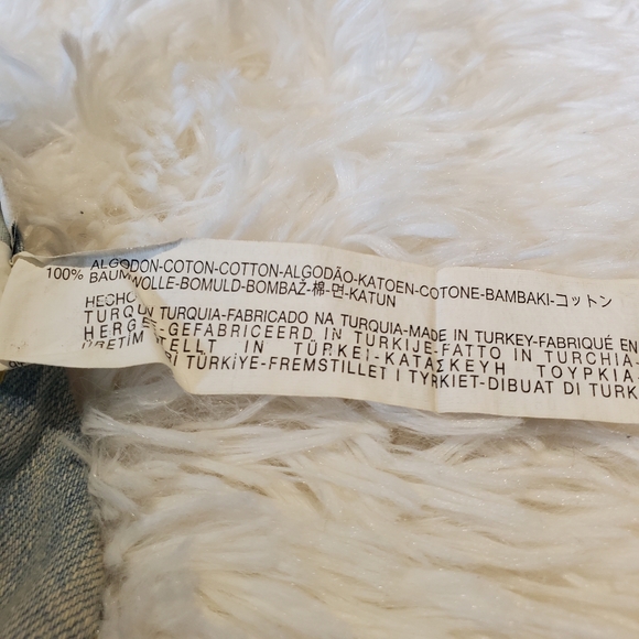 ZARA Ripped Washed Denim - Picture 9 of 9